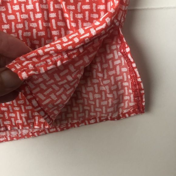 Splendid Womens Top Blouse Red & White Size XS - Picture 4 of 8